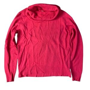 VTG Parkhurst Angora Lambswool Pink Cowl Neck Sweater Made in Canada Size 38 (M)